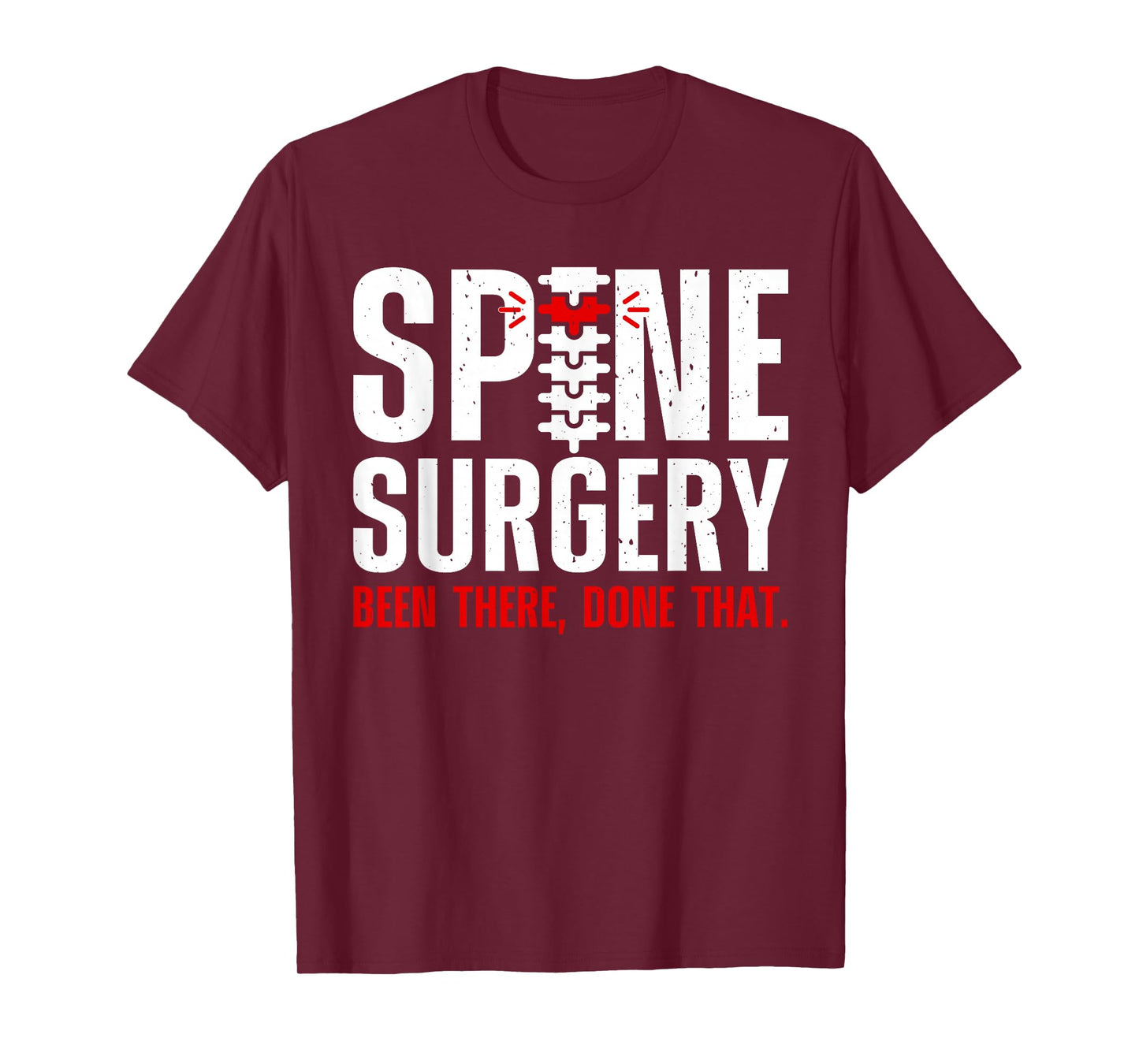 Spine Surgery Art for Men Women Back Surgery Bionic Spine T-Shirt