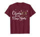 Cheers to The New Year 2026 Leopard Champagne Happy New Year T-Shirt