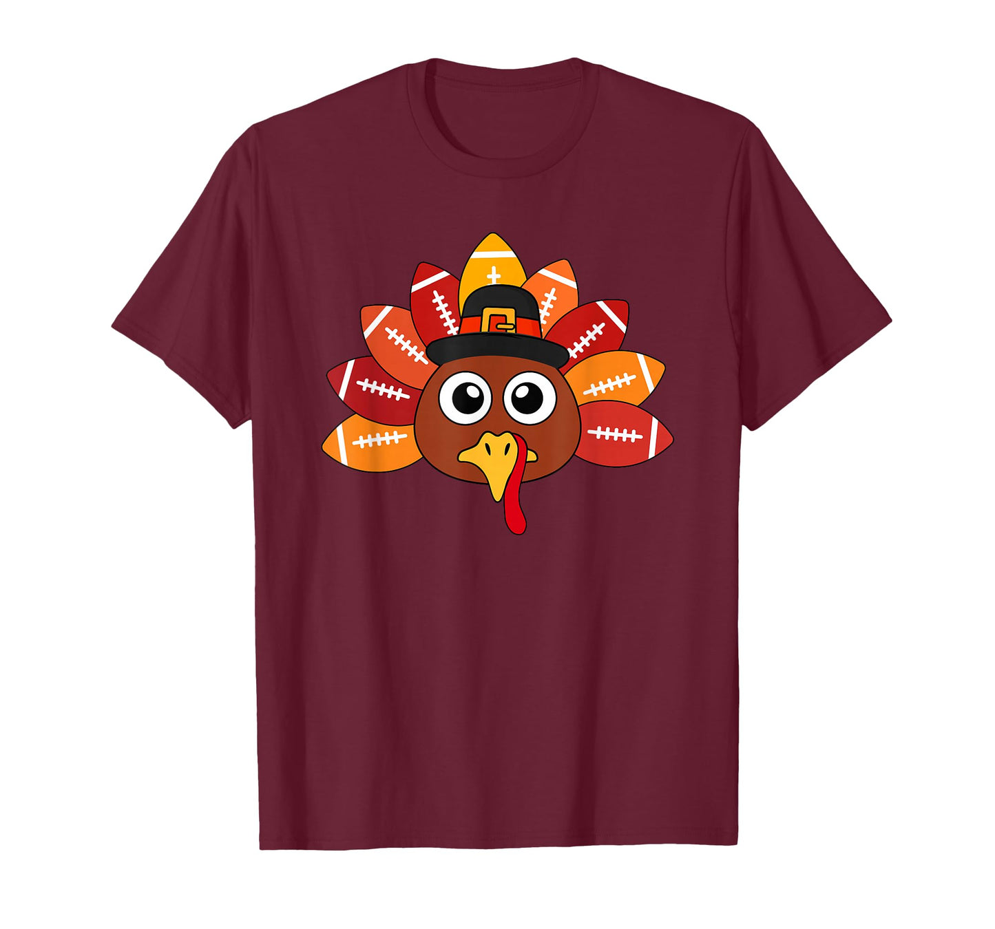 Funny Thanksgiving Football Player Autumn Fall Baby Turkey T-Shirt
