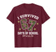 I Survived 67 Days of School Camo 6 7 Meme para Life T-Shirt