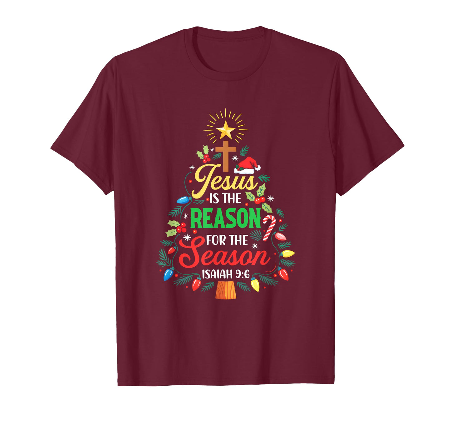 Jesus is The Reason for The Season Christmas Christian Faith T-Shirt