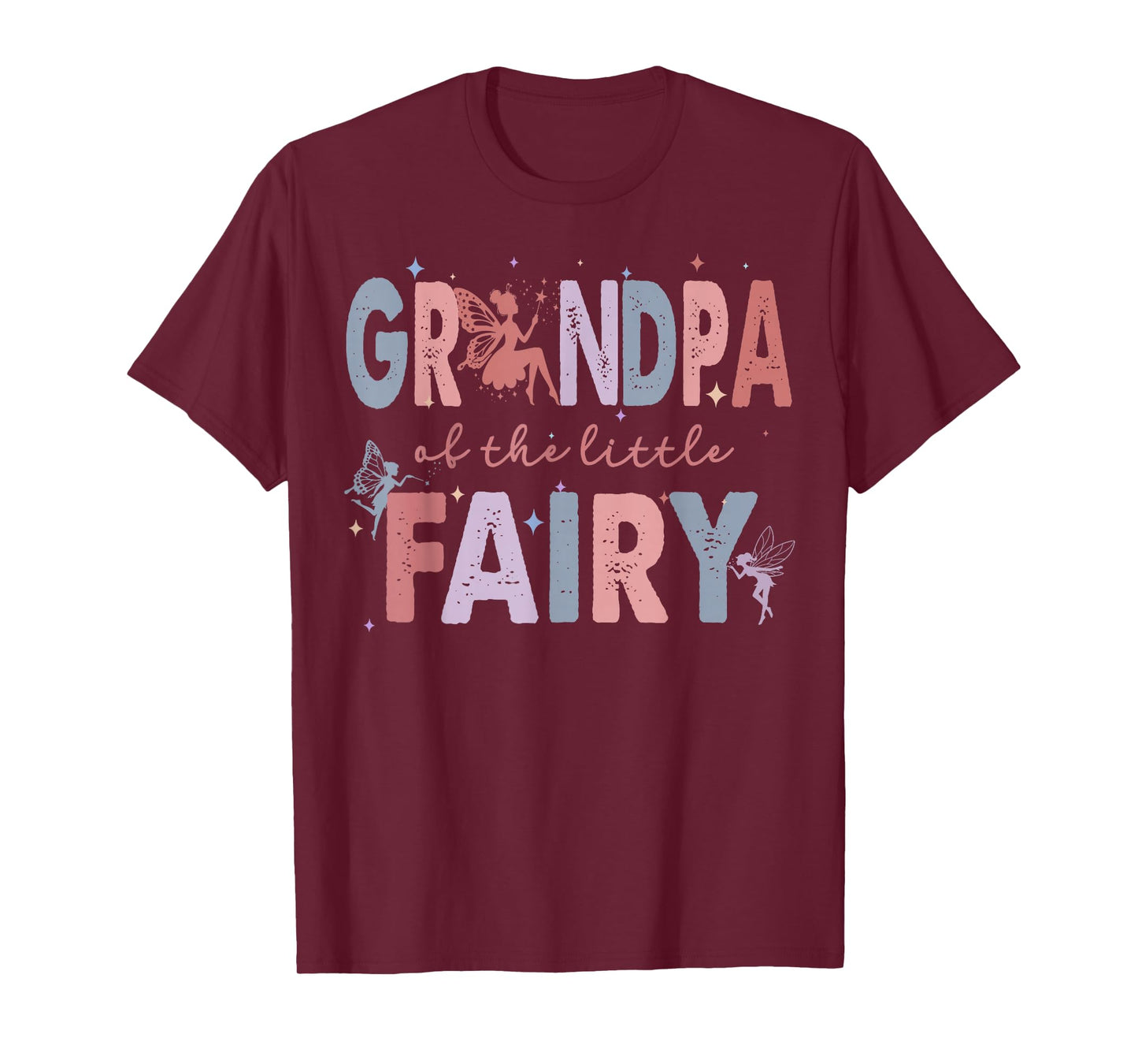 Grandpa of The Little Fairy First Birthday Girl Party T-Shirt