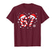 Viral 67 Candy Cane Six Seven Meme Santa Holiday Kids Humor T-Shirt