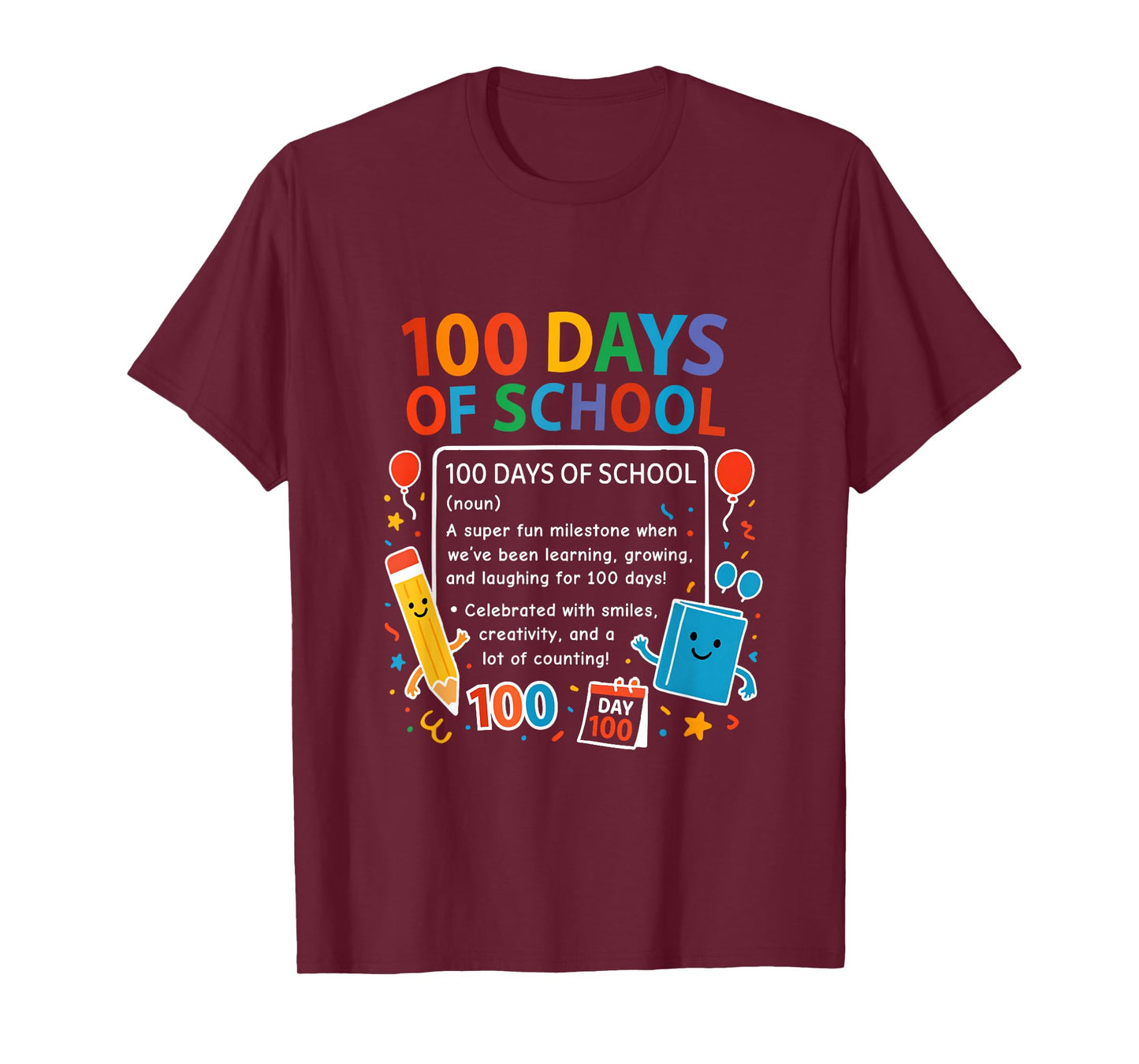 Happy 100th Day of School Student Design, 100 Days of School T-Shirt
