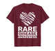 Zebra Heart Rare Disease Awareness Rare Disease Day 2026 T-Shirt