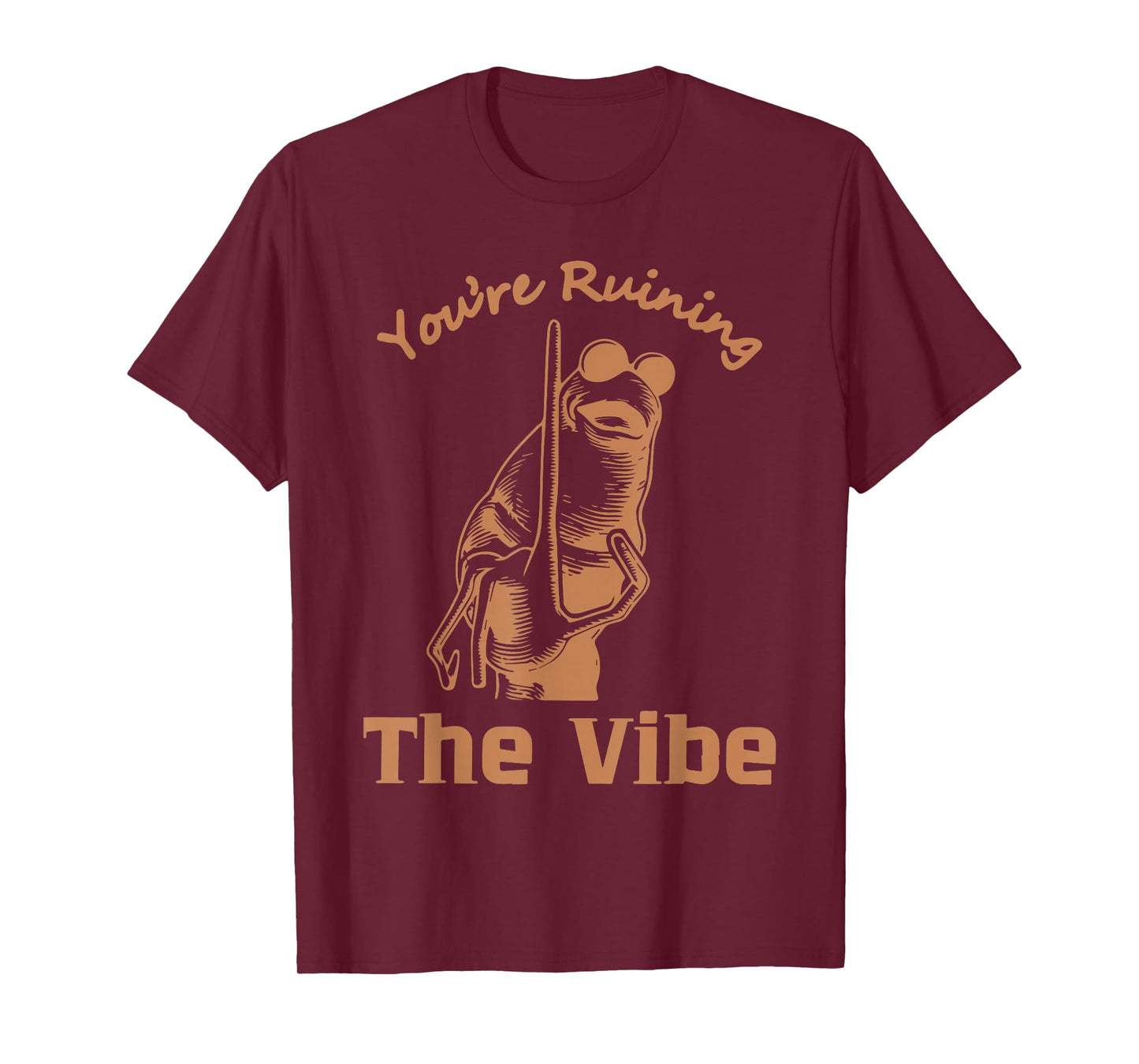 You're Ruining The Vibe Marcus The Worm Funny Meme T-Shirt