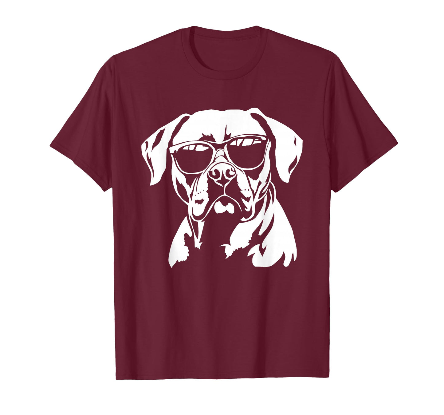 Boxer Dog Sunglasses T-Shirt