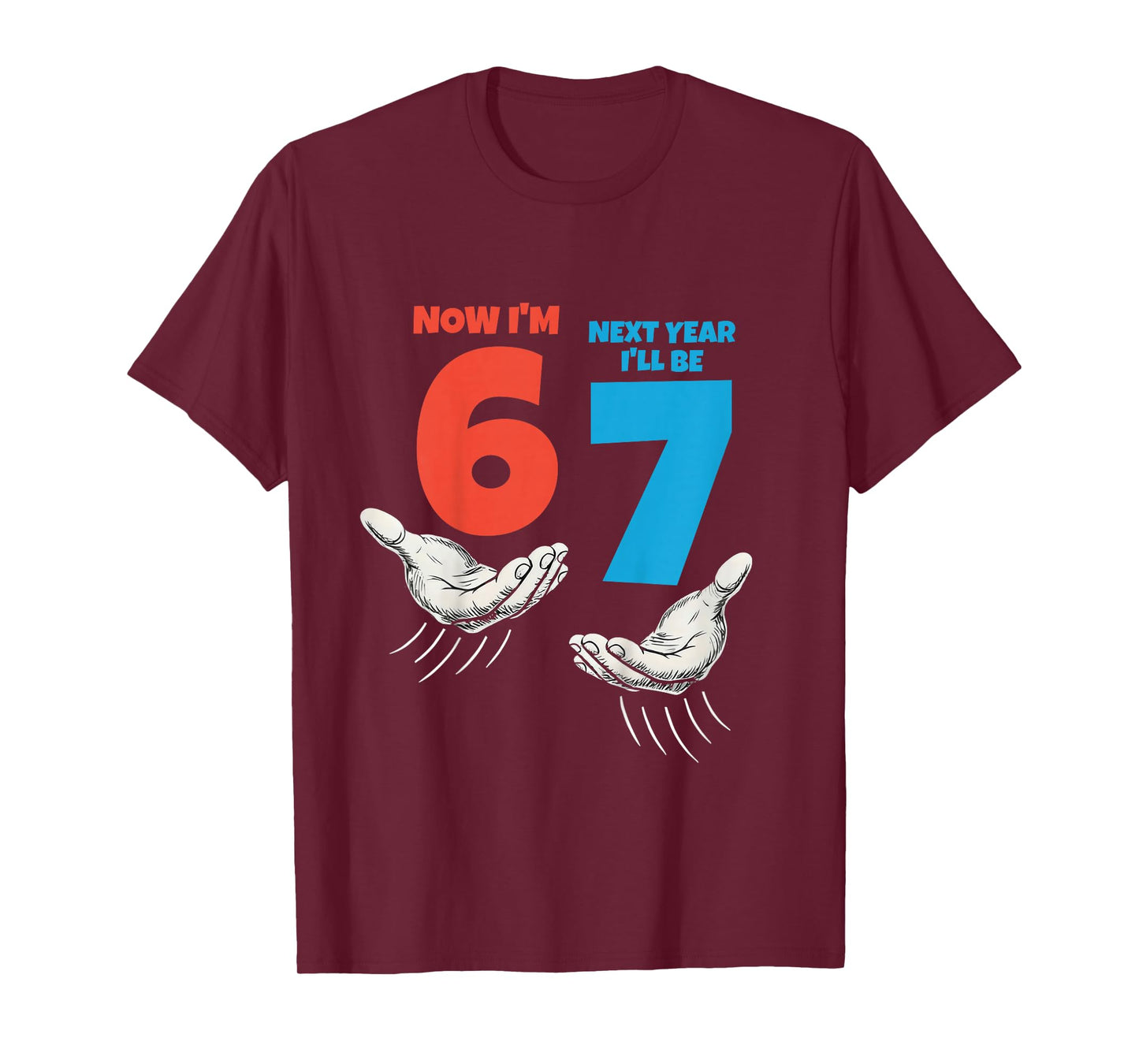 Funny 6th Birthday Now I’m 6 Next Year I’ll Be 7 T-Shirt