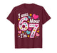 7 Year Old Birthday Girl I was 6 Now I'm 7 67 Funny Bday T-Shirt