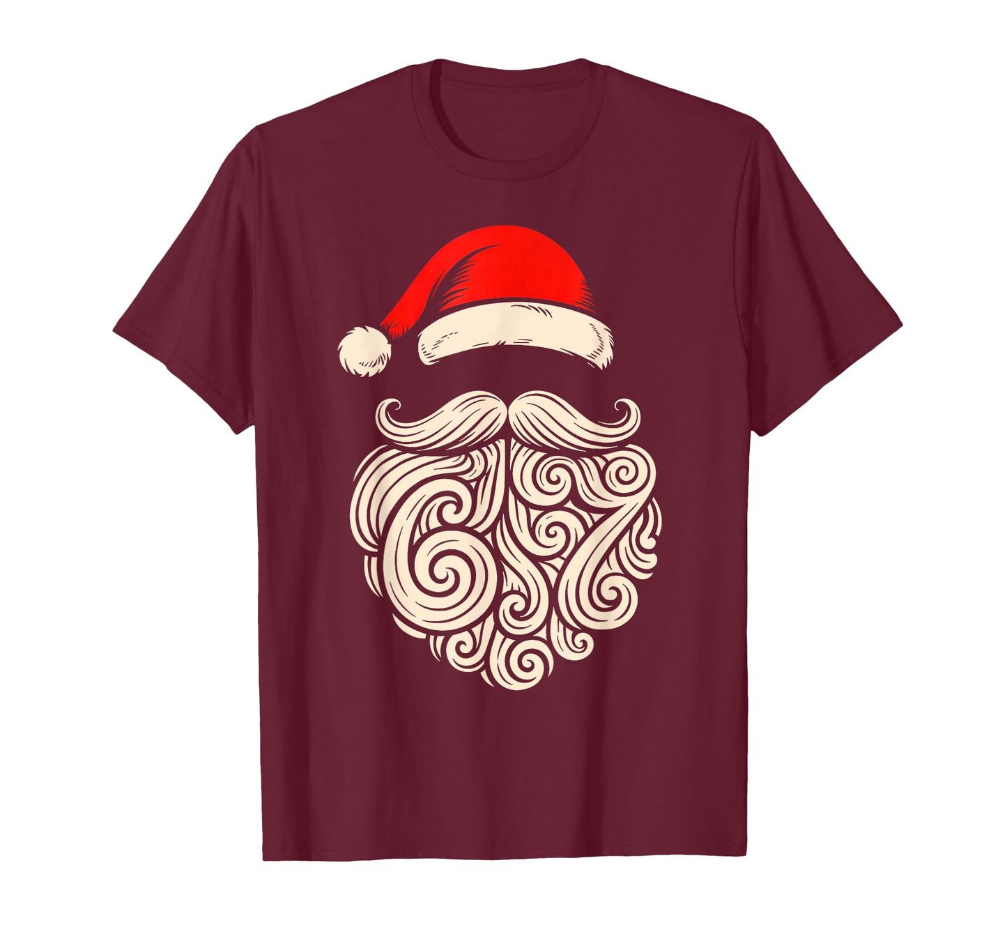 6 7 Christmas 67 Santa Six Seven Christmas Boys Teens T-Shirt