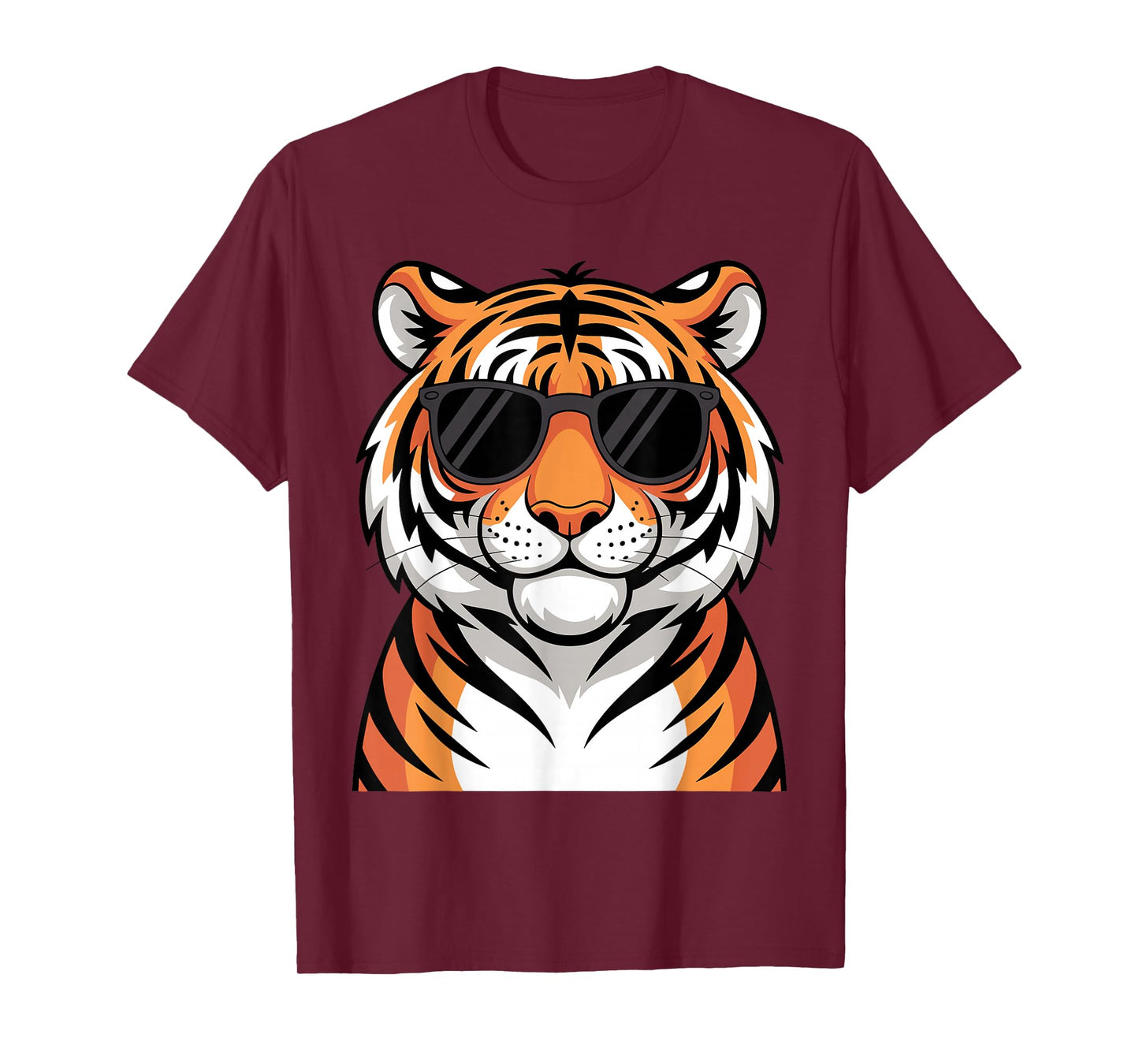Tiger Costume for Men Women Boys Zoo Tiger Print Tiger Lover T-Shirt