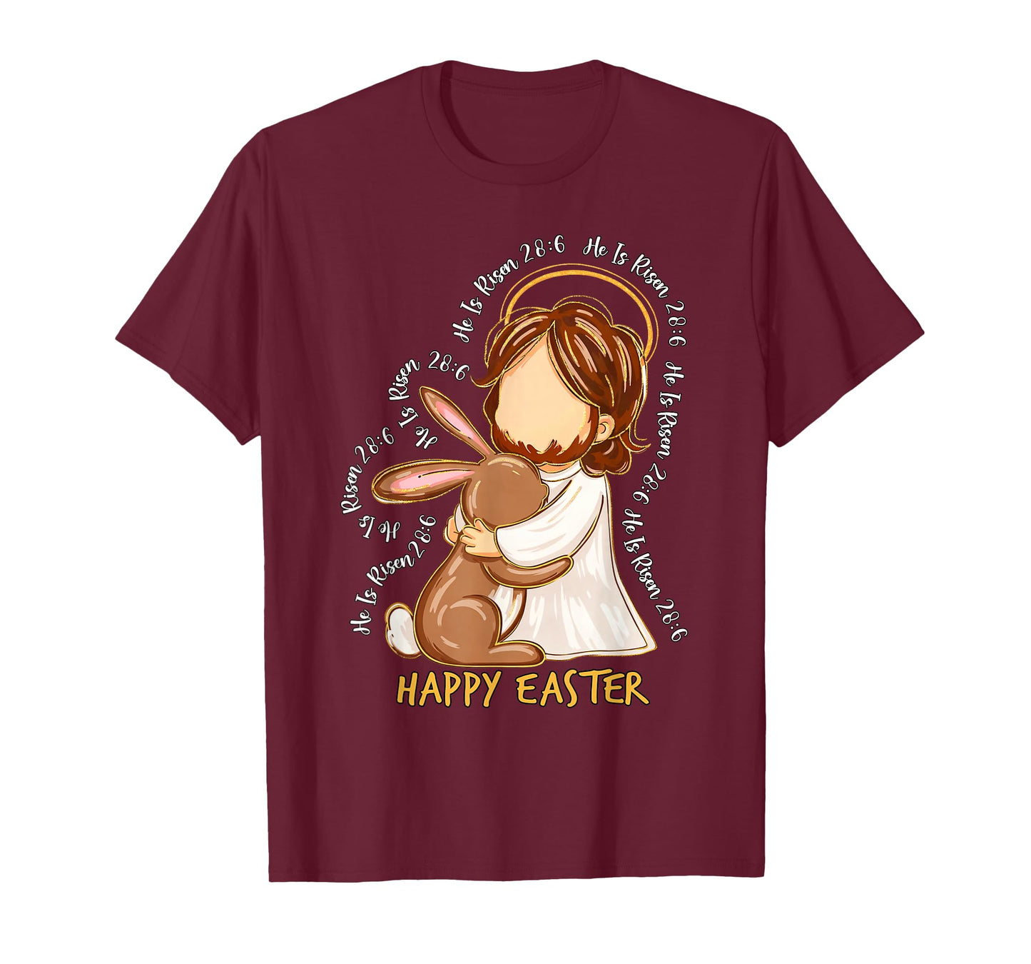 Easter Cross He is Risen Jesus Christian Men Women Kid Youth T-Shirt