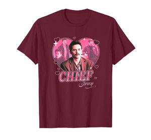 Twilight Chief Charlie Swan Hearts Dad Crush Movie T-Shirt