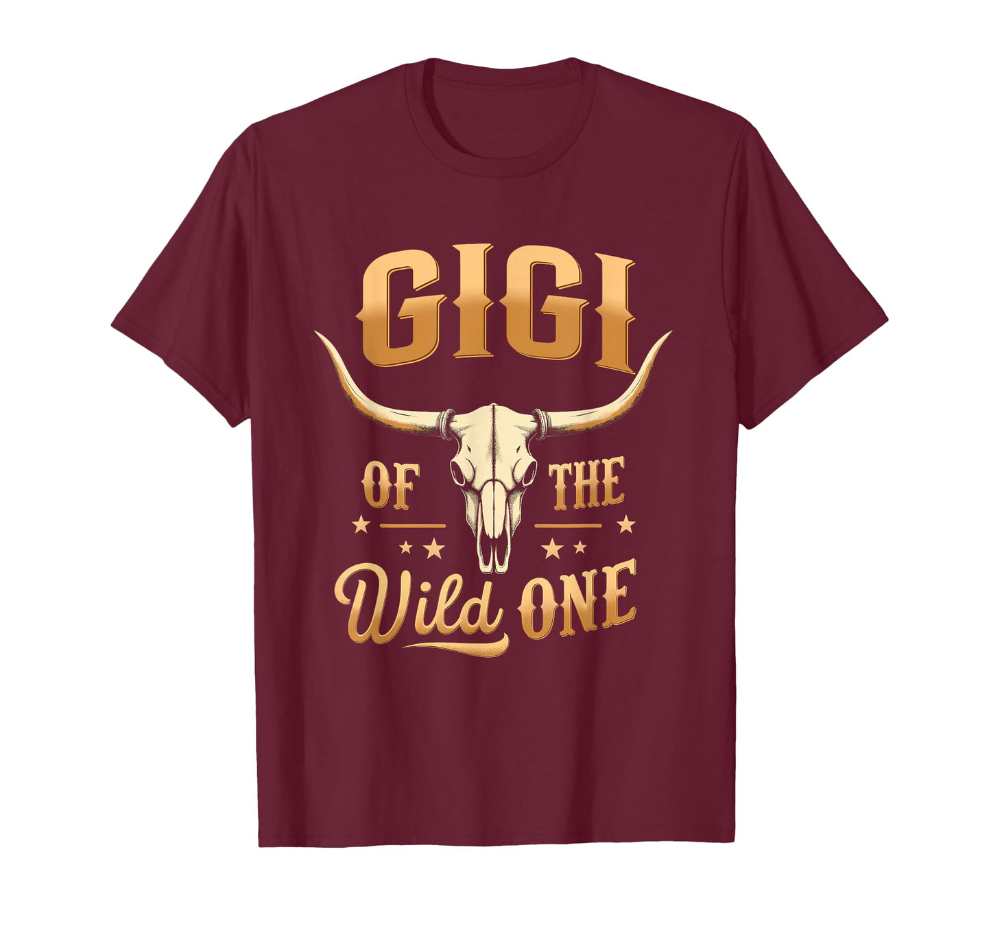 1st Birthday Cowgirl Cowboy Grandma Gigi of The Wild One T-Shirt