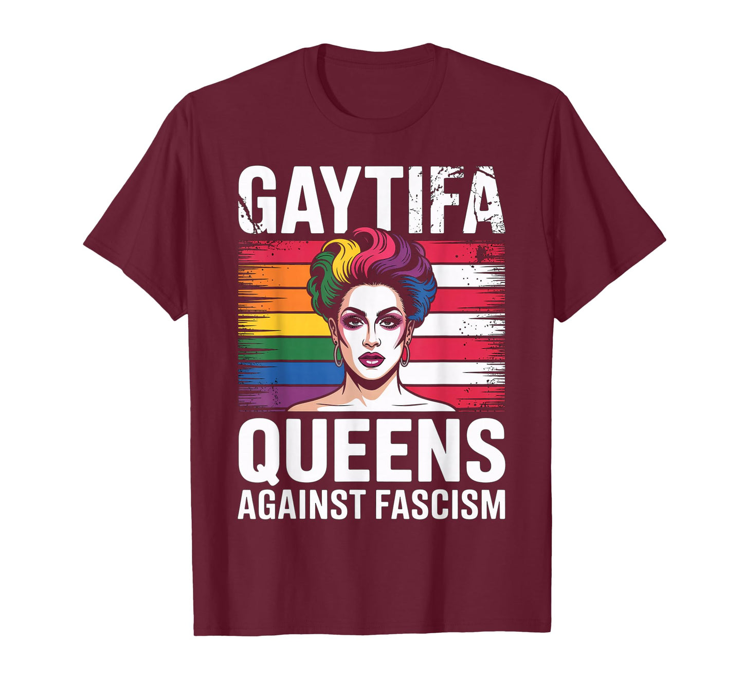 Gaytifa Drag Queens Against Fascism Resist No Kings LGBTQ T-Shirt
