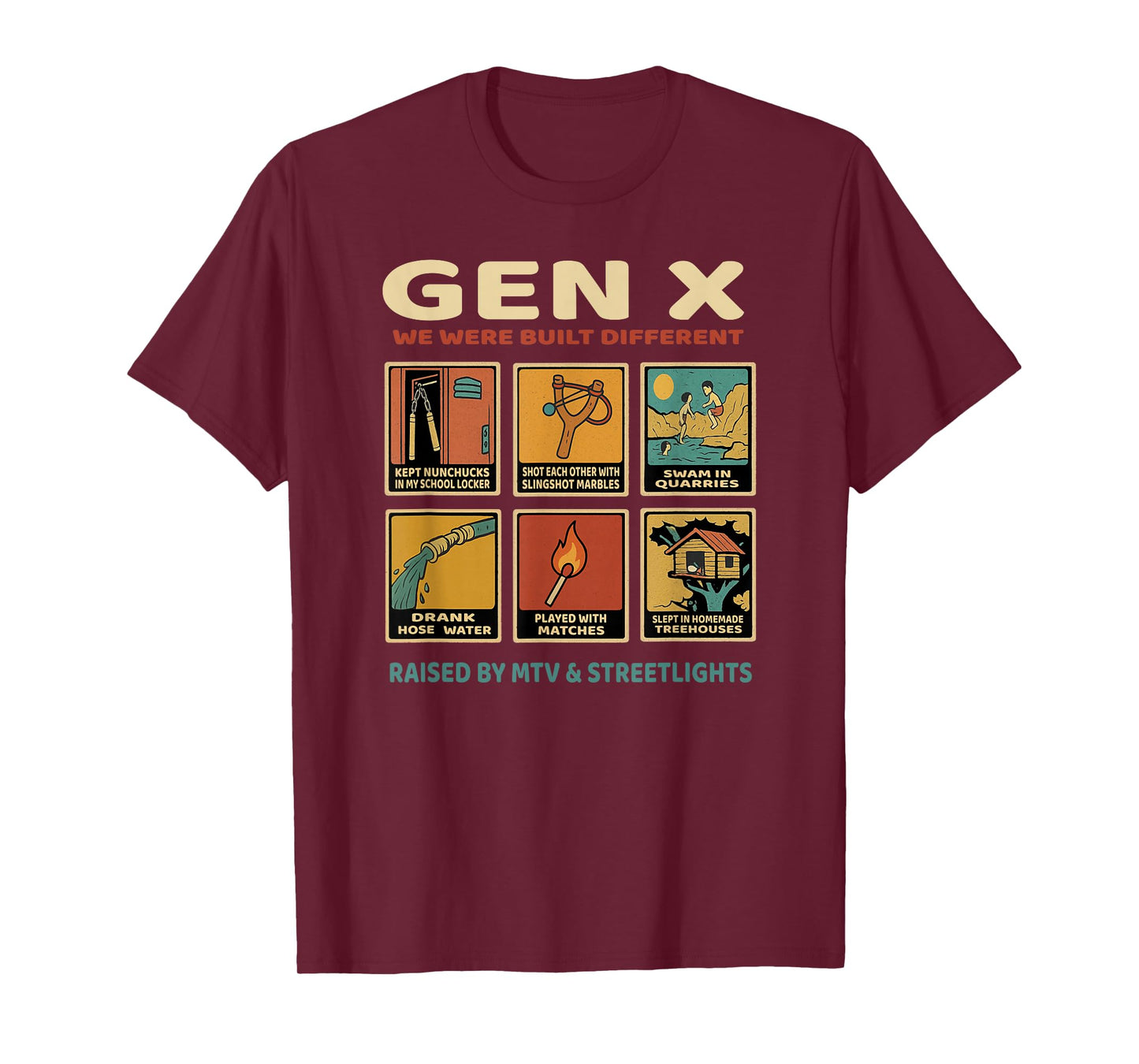 Generation X – Funny Retro Nostalgia 70s 80s 90s T-Shirt