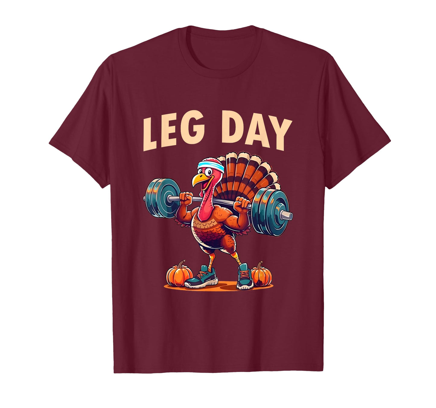 Funny Leg Day Costume Turkey Day Pilgrim Thanksgiving T-Shirt