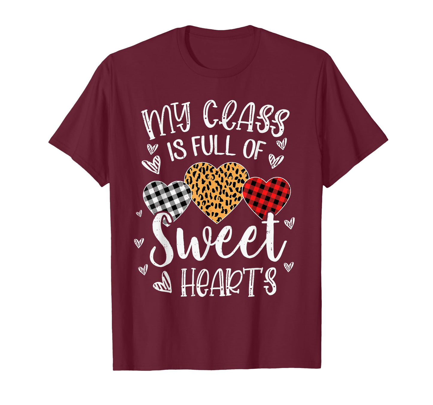 Teacher Valentine Teaching Sweethearts Valentines Day Womens T-Shirt