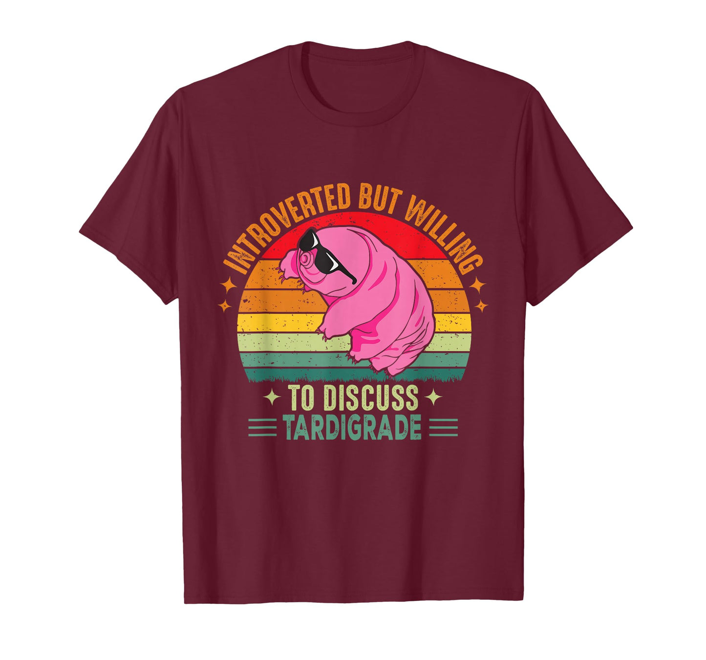 Microbiology Science Nerd STEM Introvert Tardigrades Lover T-Shirt