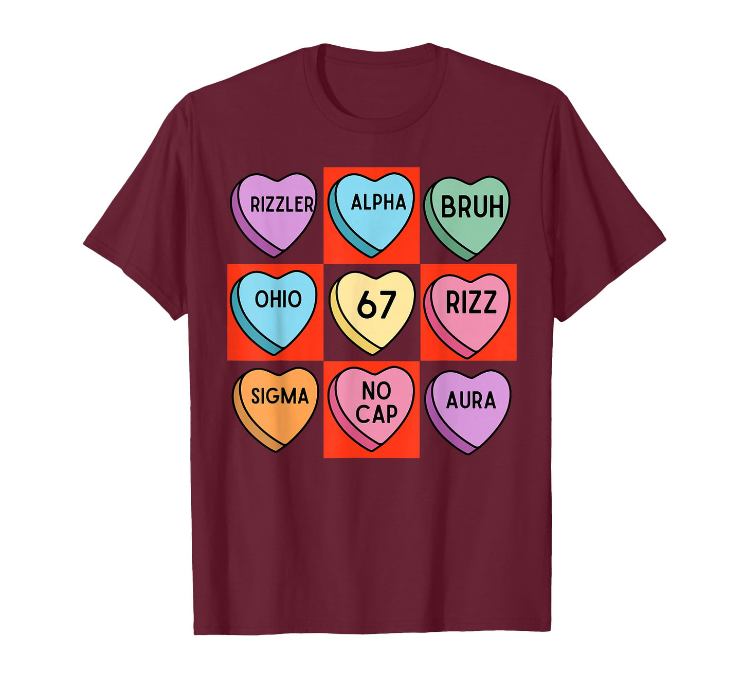 Funny Valentine's - Funny 67 Valentine's Rizz, No Cap T-Shirt