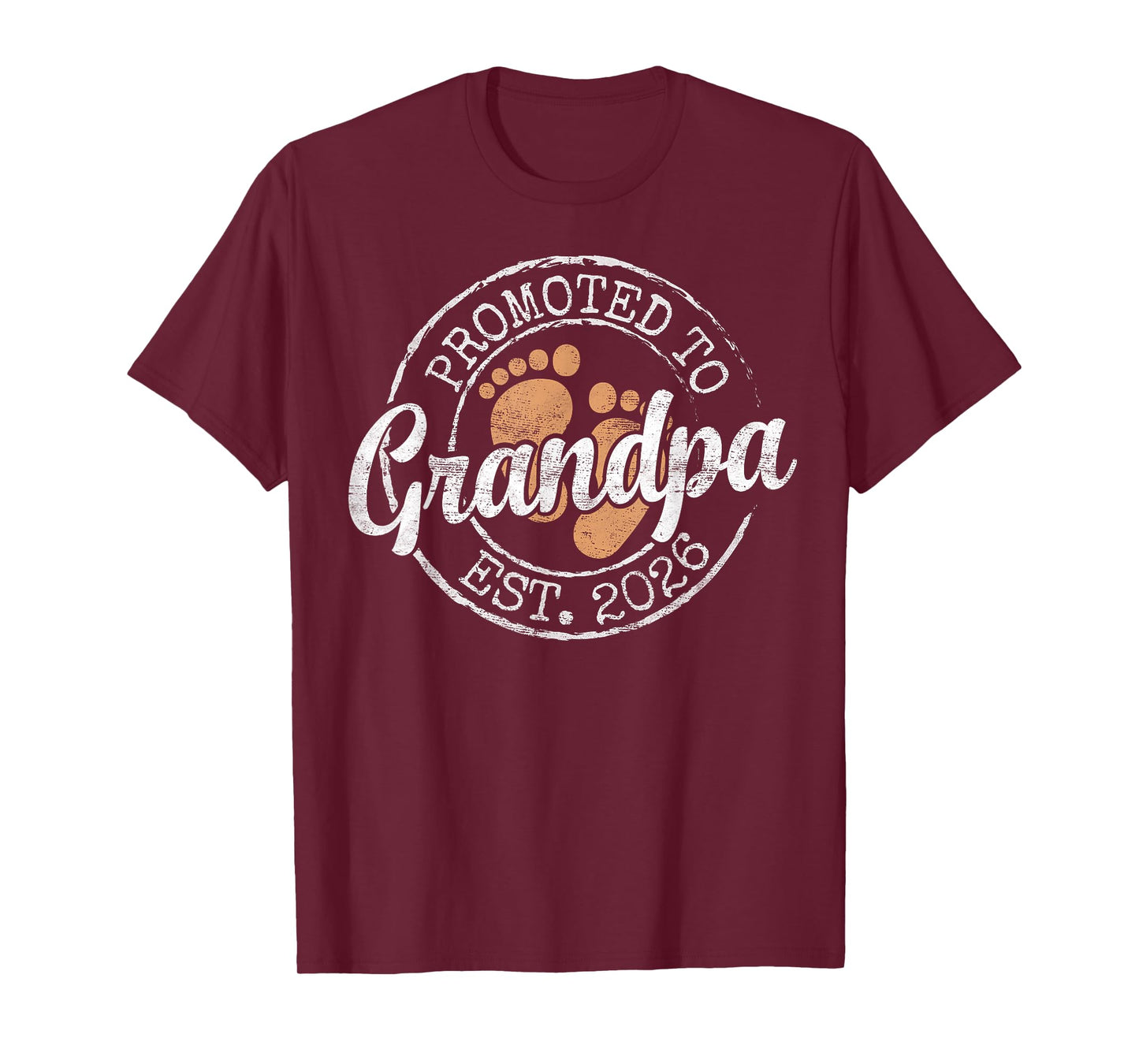 Promoted to Grandpa Est 2026 First Time Grandfather to Be T-Shirt