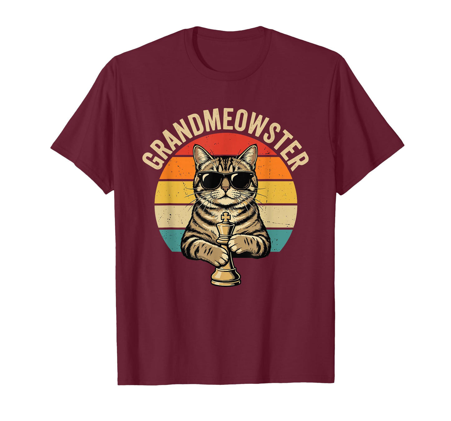 Chess Cat, Funny GrandMeowster T-Shirt