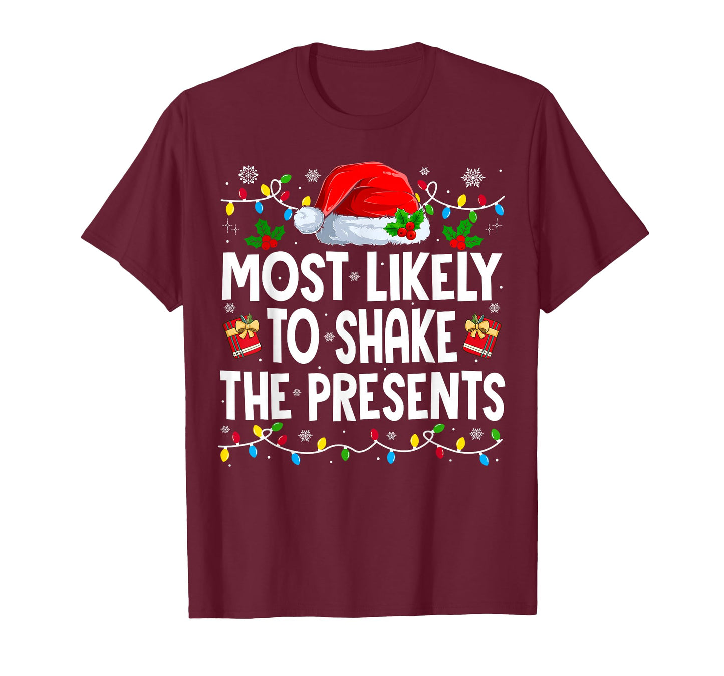 Family Matching Xmas Most Likely to Hunt Rudolph T-Shirt