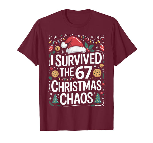 Students Saying 6-7 Funny Six Seven Teacher Christmas Humor T-Shirt