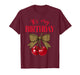 It's My Birthday Cute Cherry Leopard Coquette Bow Birthday T-Shirt