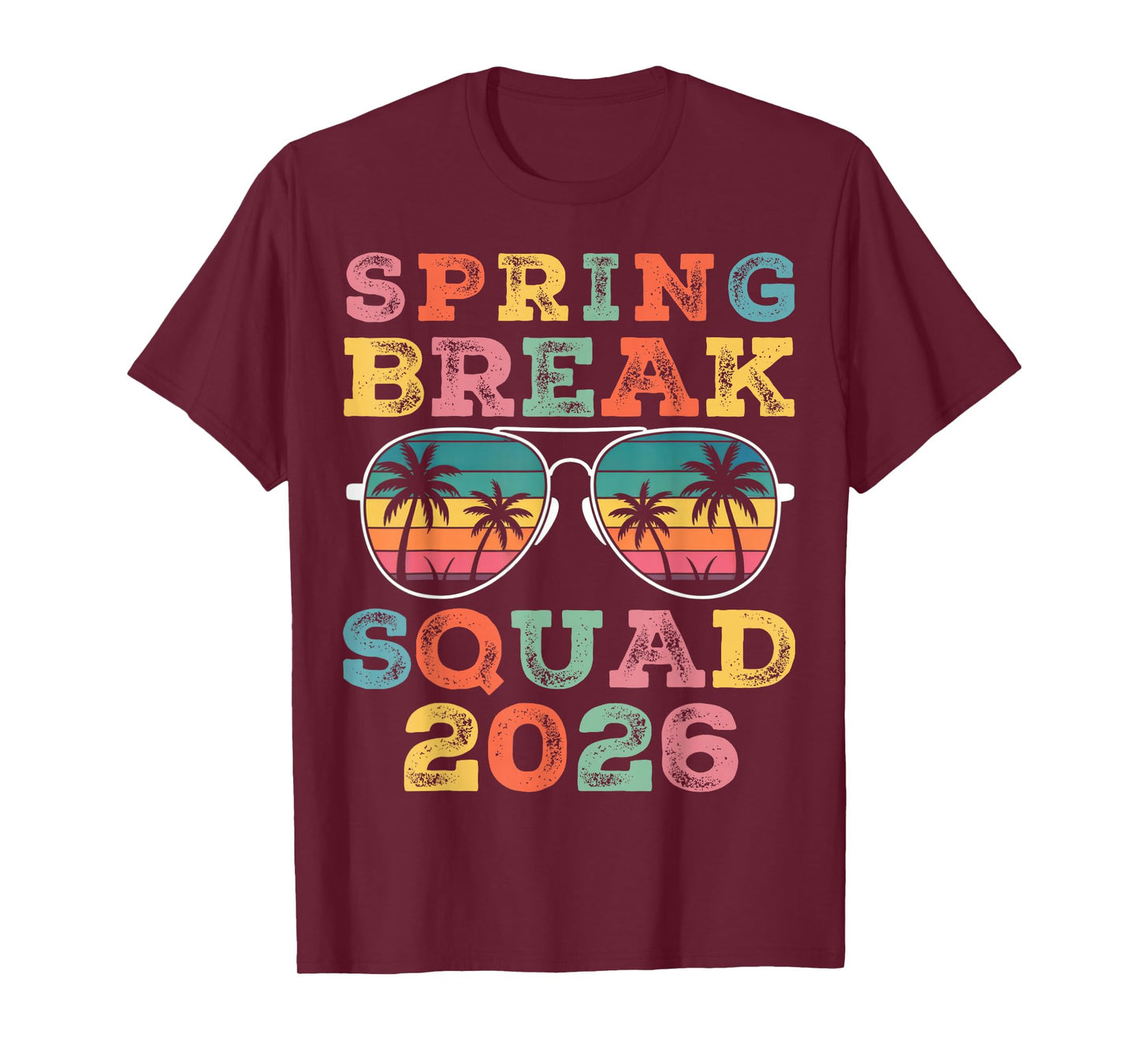 Spring Break Squad 2026 Funny Vintage Team Family Fun T-Shirt