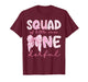Squad of Little Miss Onederful First Birthday Girl Bow T-Shirt