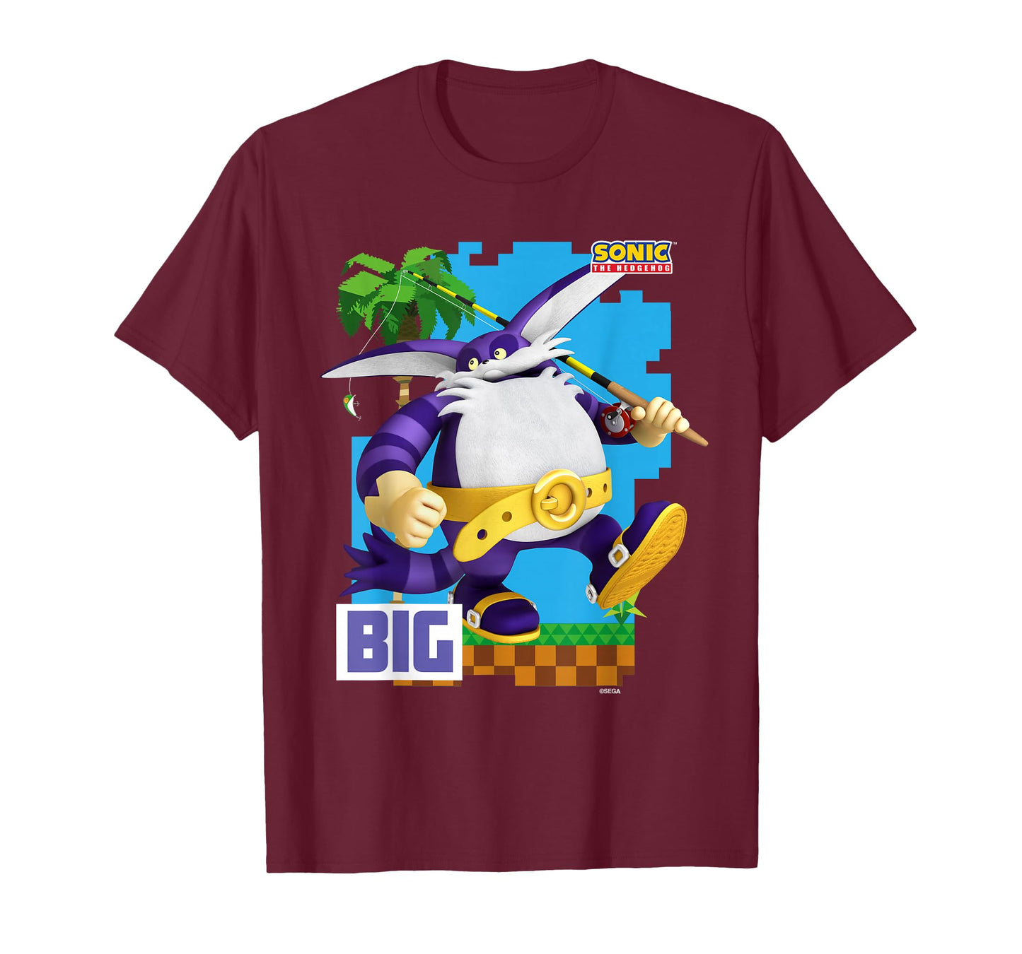 Sonic The Hedgehog - in The Zone - Big T-Shirt