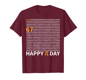 Happy Pi Day 3.14 Pi Shirt 6 7 Meme Six Seven for Students T-Shirt