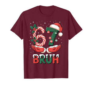 Bruh 67 Six Seven 6 7 Meme Christmas T-Shirt