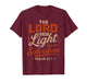 The Lord is My Light and My Salvation Psalm 27 1 - Christian T-Shirt