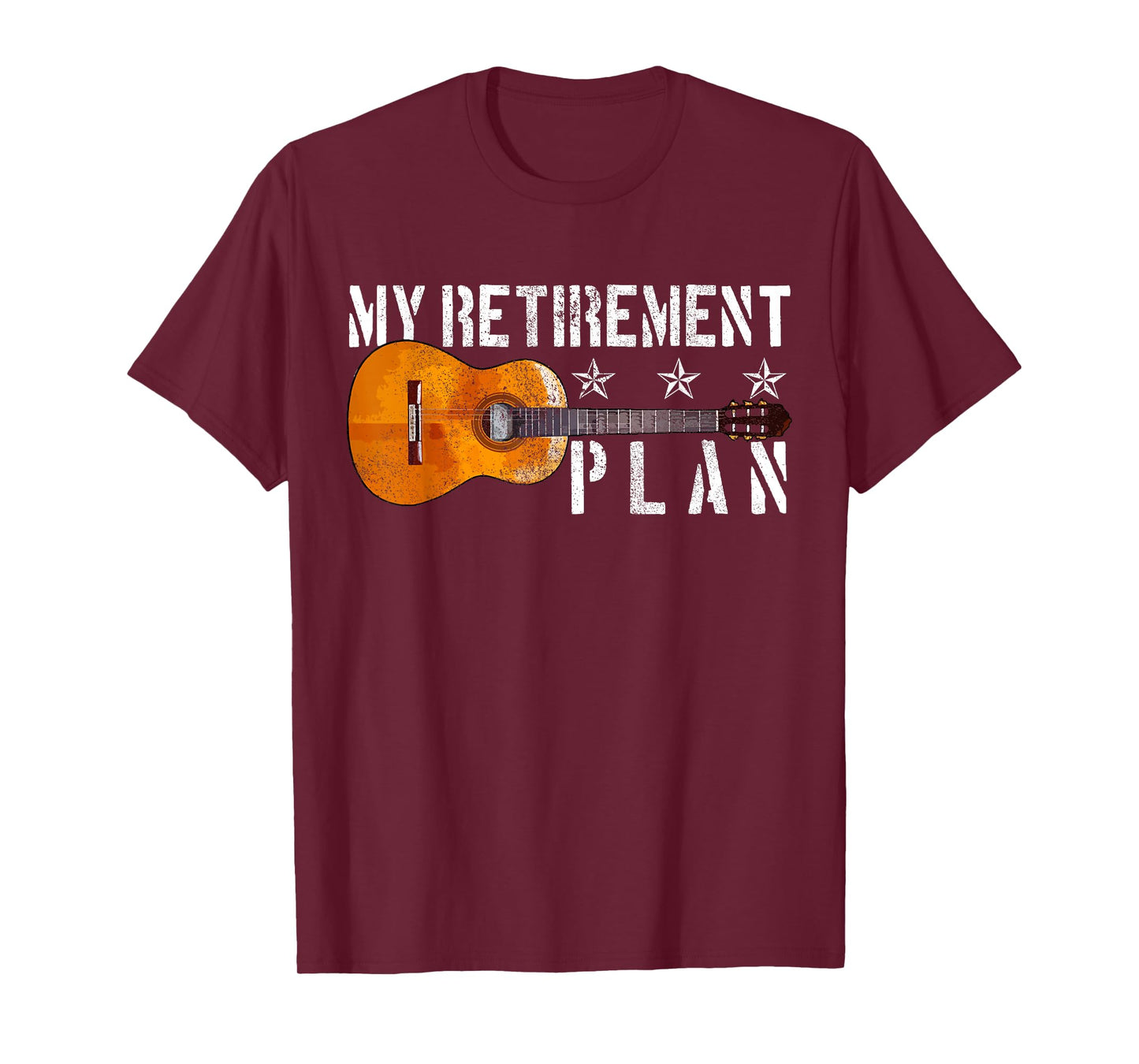 Guitar Retirement Plan - Funny Gift for Retired Guitarist T-Shirt