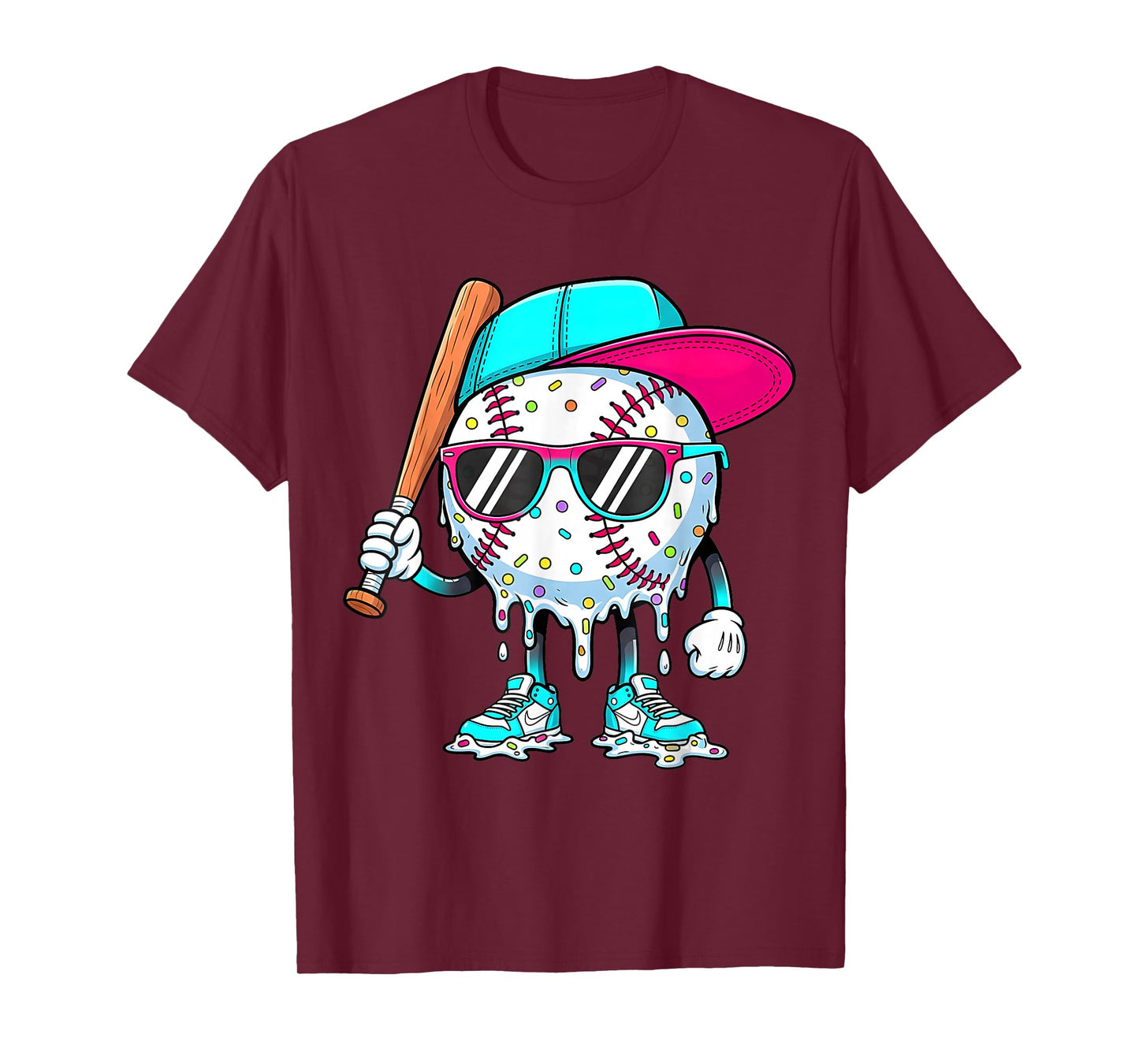 Baseball Life Style 101 Apparel Youth Drip Baseball Boys Kid T-Shirt