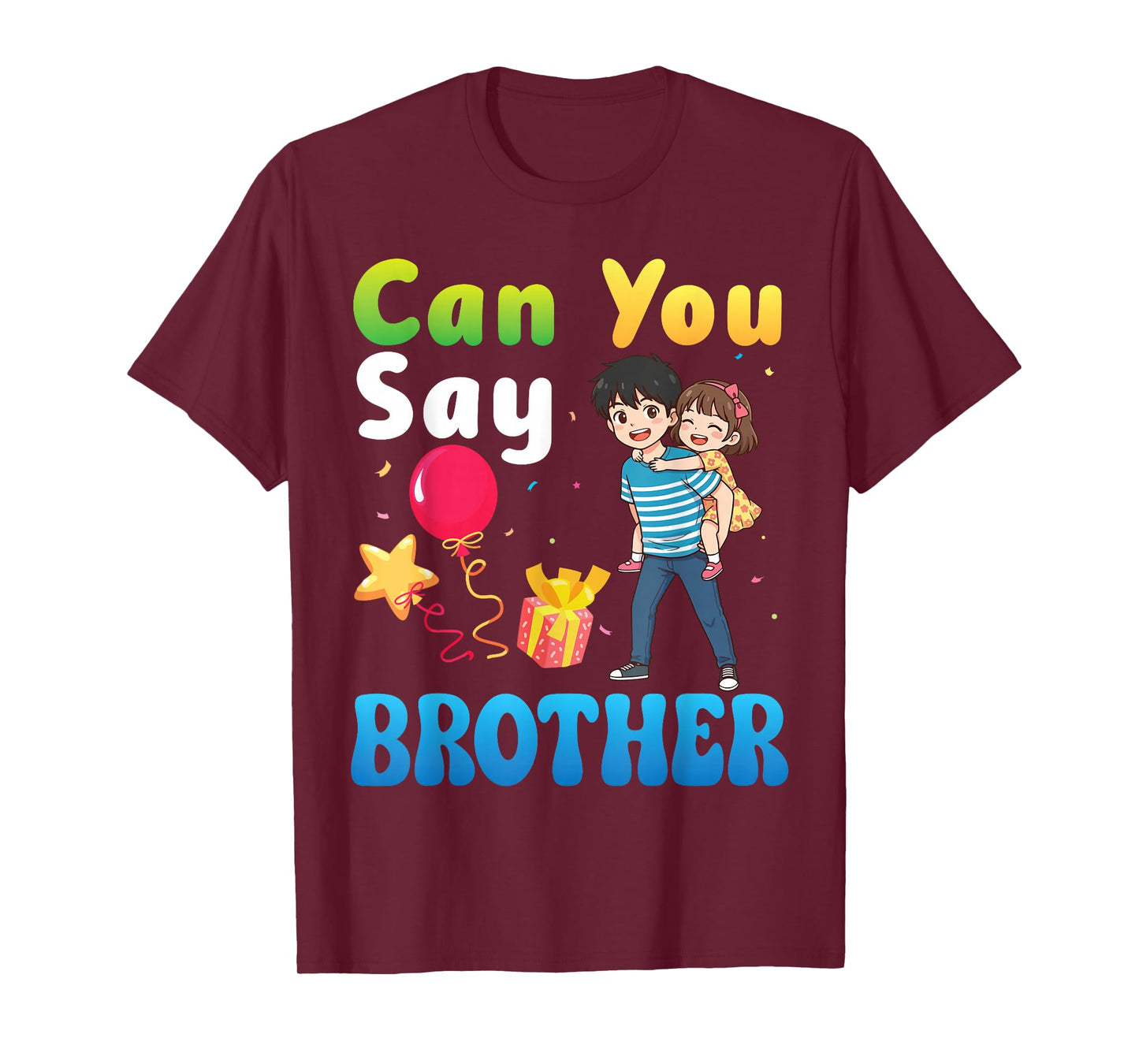 Can You Say Brother and Sister Together Happy First Birthday T-Shirt