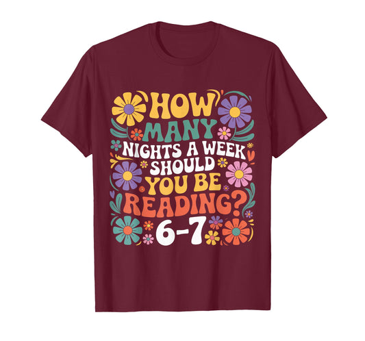 Funny Reading Six Seven Meme Book Lover 67 Teacher Bookworm T-Shirt