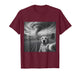 Dog Selfie with Tornado Storm Funny Dog Meme Humor T-Shirt T-Shirt