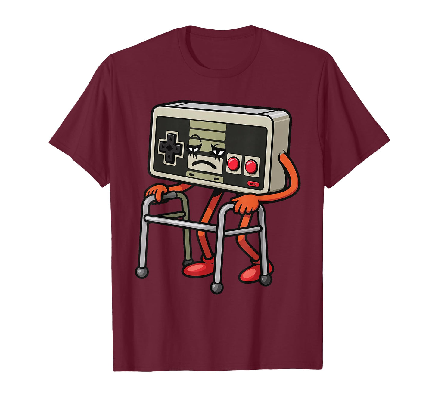Funny Old Gamer Gaming Retro 80s 90s Video Game Old Gamer T-Shirt