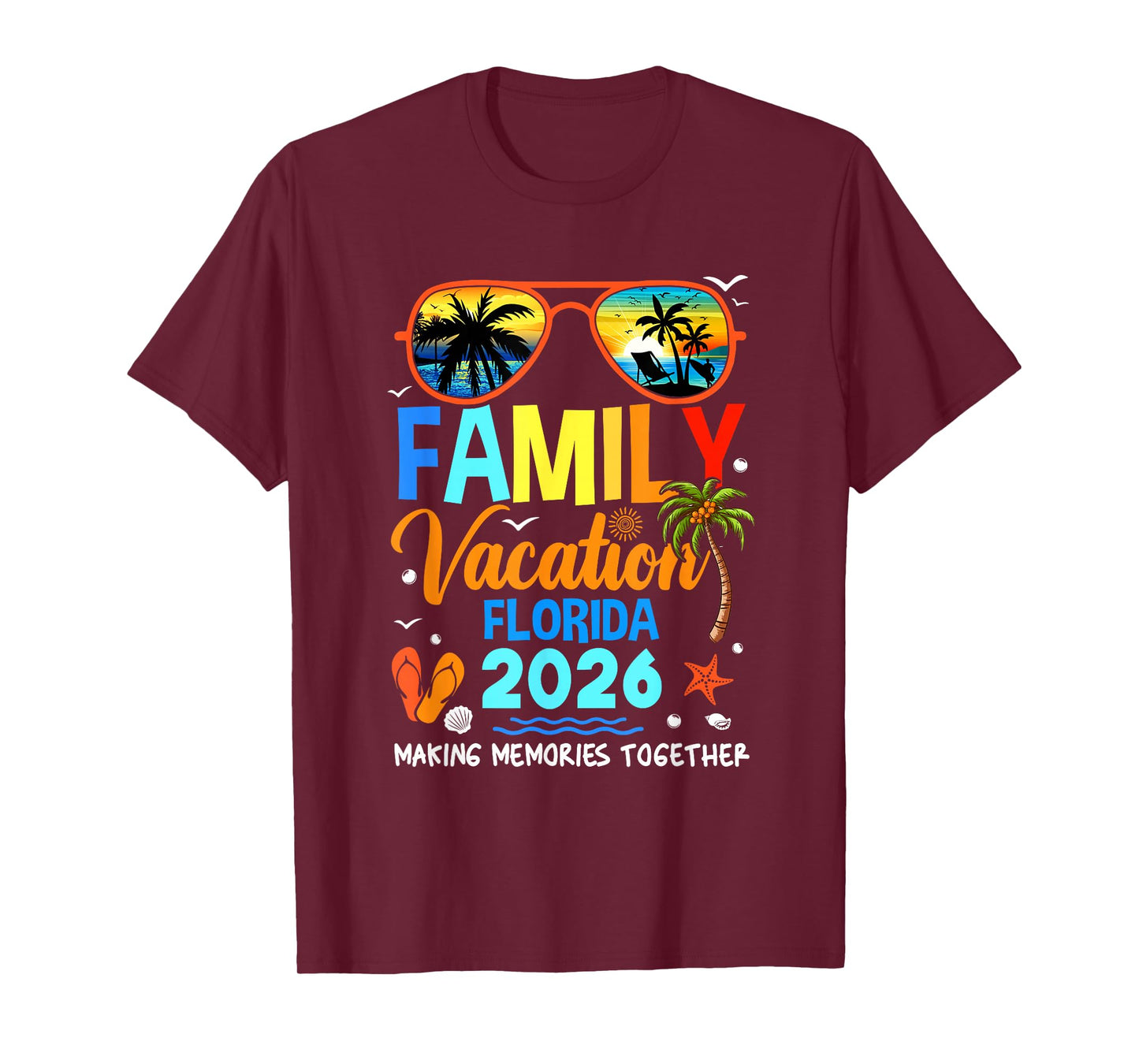 Family Vacation Florida 2026 Family Vacation Together T-Shirt