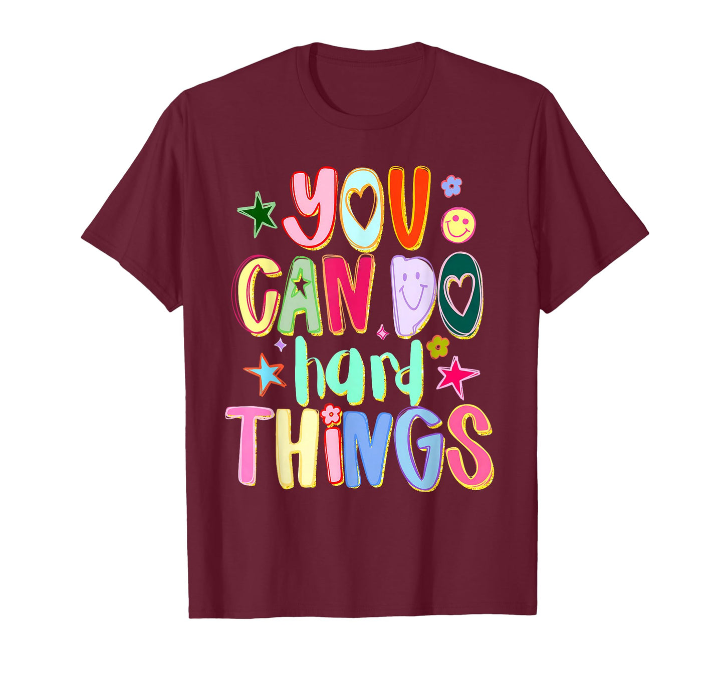 You Can Do Hard Things Autism Awareness Autistic Puzzle T-Shirt
