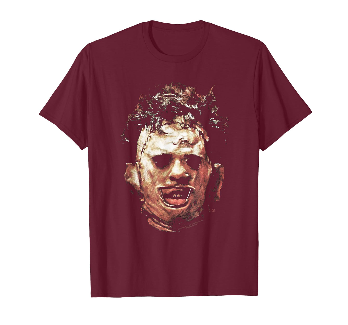 The Texas Chainsaw Massacre Leatherface Portrait Horror T-Shirt