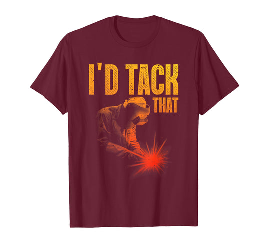 Best Welding Art for Men Women MIG/TIG Welding Metal Welder T-Shirt