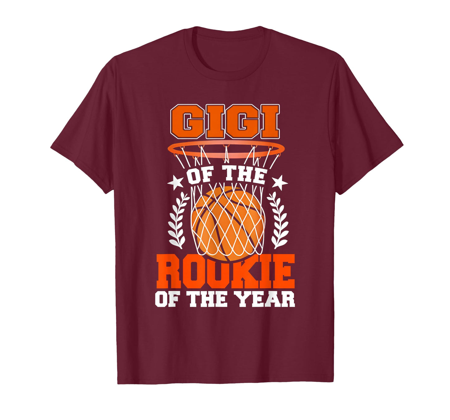 Gigi of Rookie 1st Basketball Bday Theme Matching T-Shirt