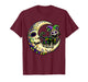 Mardi Gras Moon Cat New Orlean Louisiana Party Design T-Shirt
