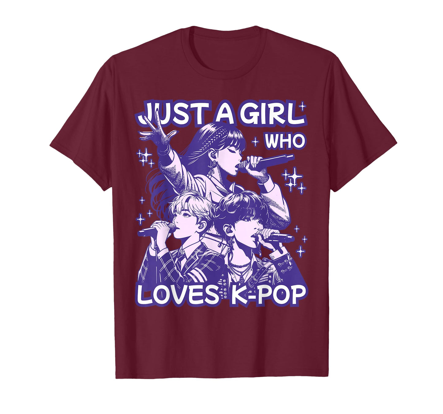 Just A Girl Who Loves K-Pop Korean Culture K pop Music Lover T-Shirt