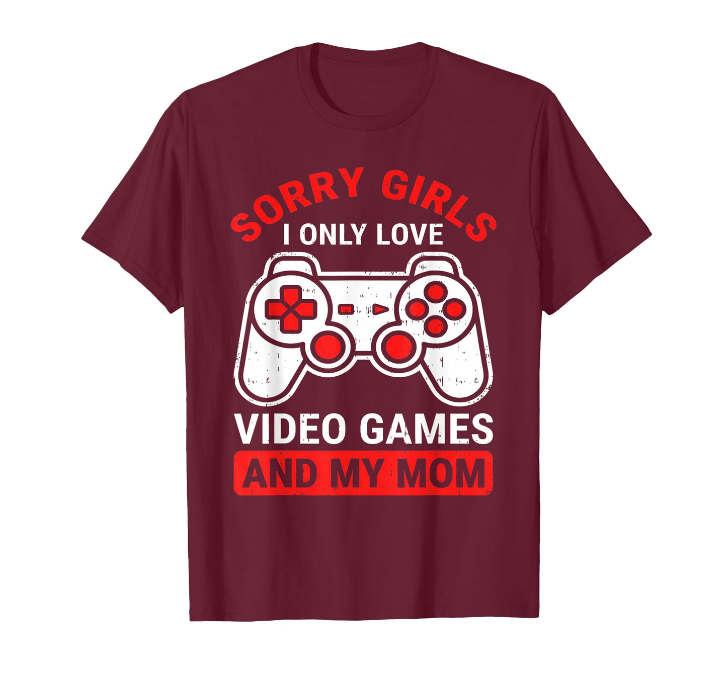 Funny Boys Valentines Tee Video Games Men Kids Gamer Gaming T-Shirt