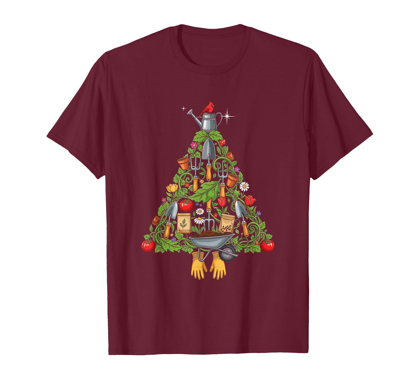 Funny Christmas Tree for Gardeners T-Shirt